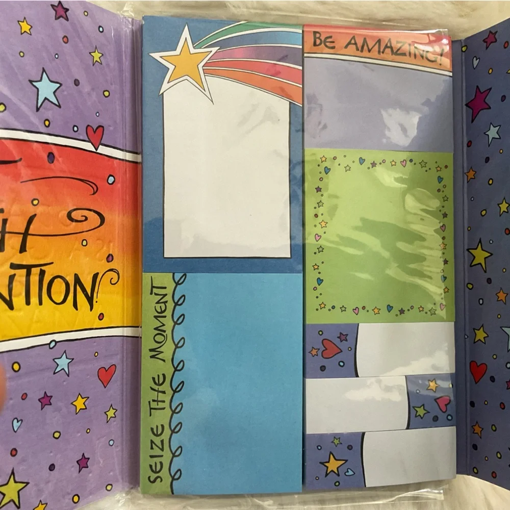 Inspirational Starry Self-Stick Removable Note Follo